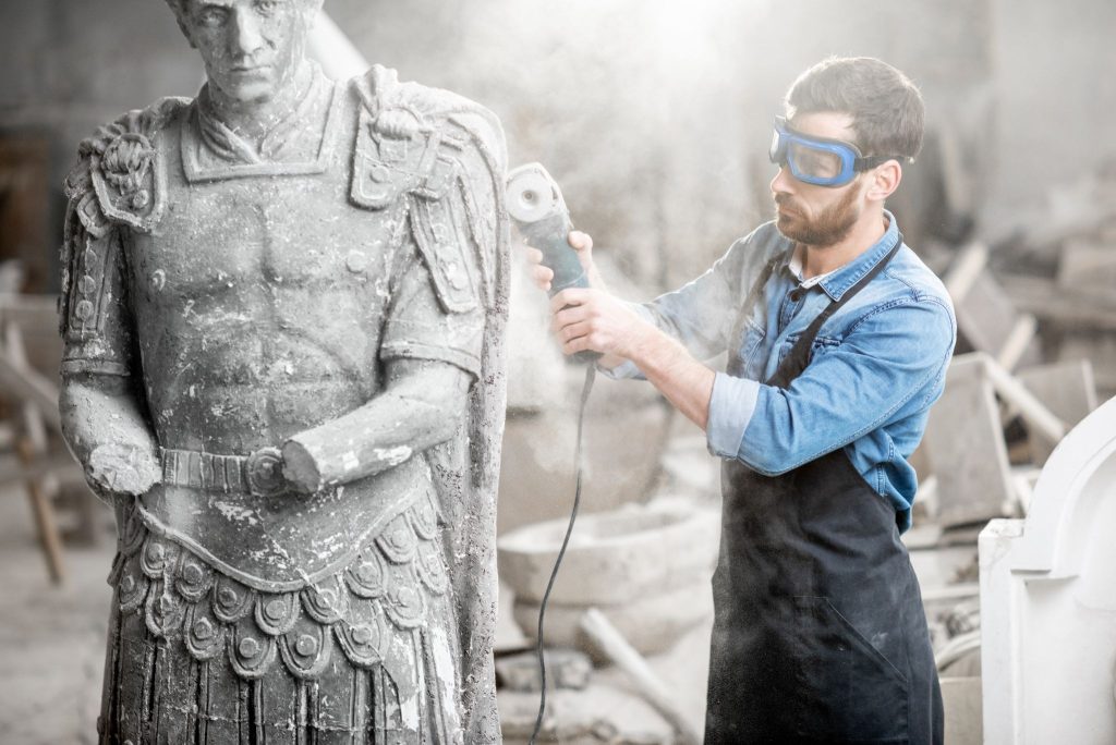 What are bronze gallery sculptures and how are they made?